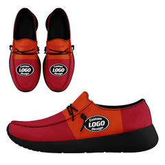 Custom Orange Red Tampa Bay Sneaker Shoes Combo Offer Personalized Combo ZH-D020289-29