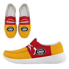 Custom Yellow Red Pittsburgh Sneaker Shoes Combo Offer Personalized Combo ZH-D020289-30