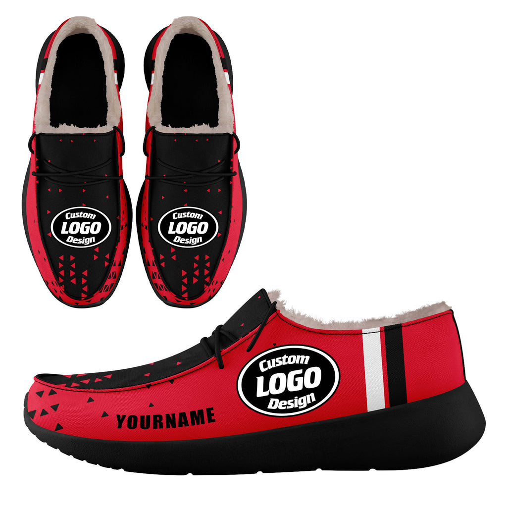 Custom Red White Blue Kansas City Sneaker Shoes Combo Offer Personalized Combo ZH-D020289-18