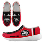 Custom Red White Blue Kansas City Sneaker Shoes Combo Offer Personalized Combo ZH-D020289-18