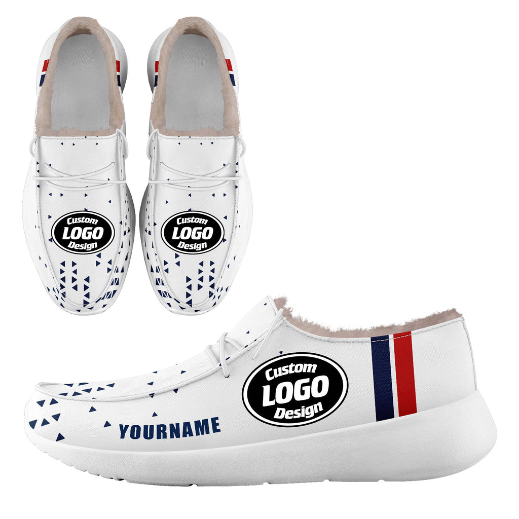 Custom Blue Red New England Sneaker Shoes Combo Offer Personalized Combo ZH-D020289-26