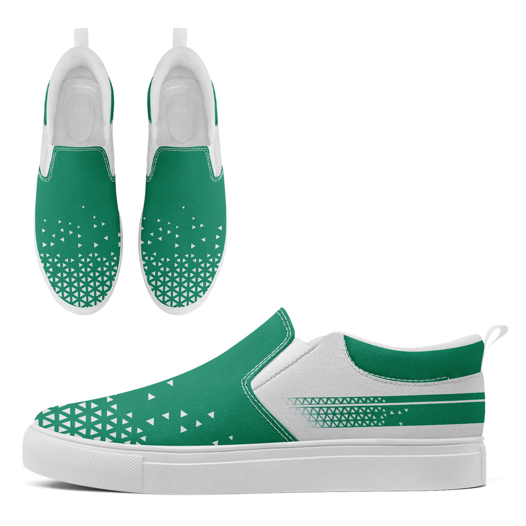 Custom Canvas Sneakers Personalized Slip On Shoes FN071-E023042-10