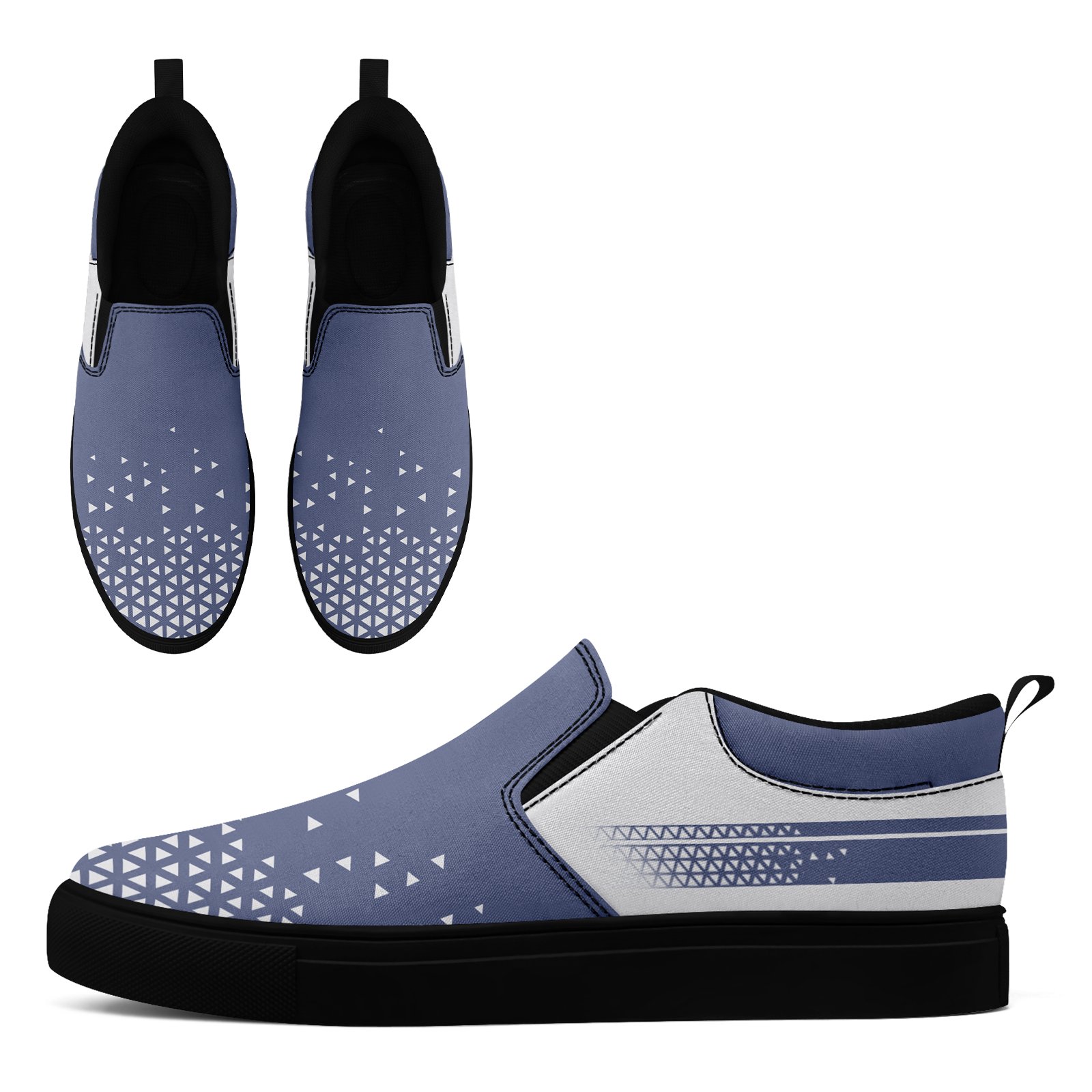 Custom Canvas Sneakers Personalized Slip On Shoes FN071-E023042-11
