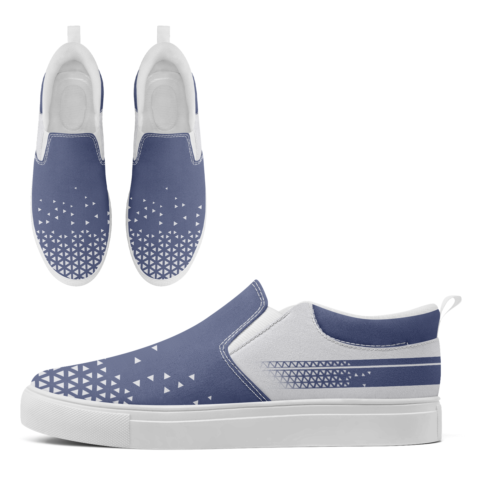 Custom Canvas Sneakers Personalized Slip On Shoes FN071-E023042-11