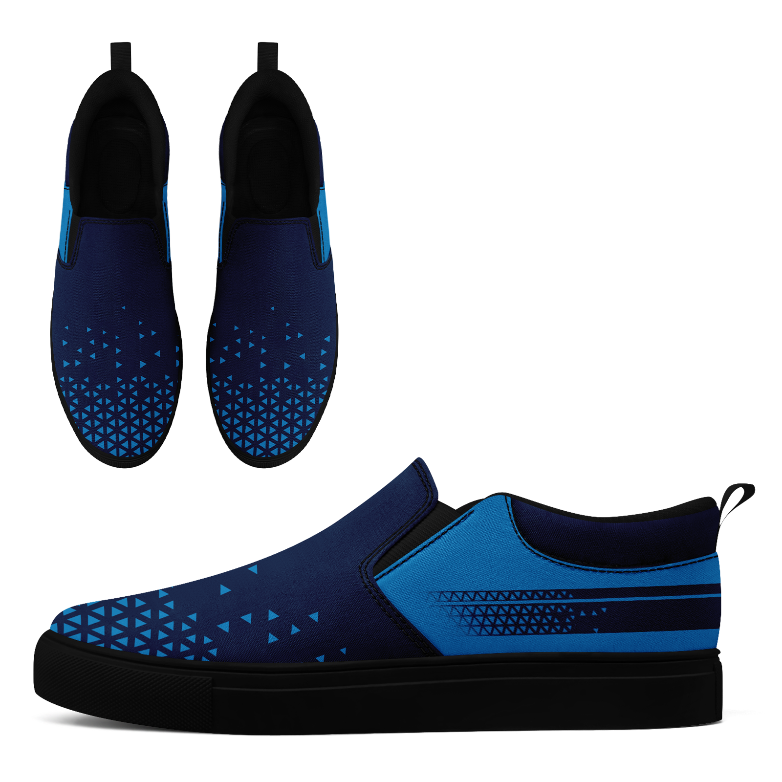 Custom Canvas Sneakers Personalized Slip On Shoes FN071-E023042-1