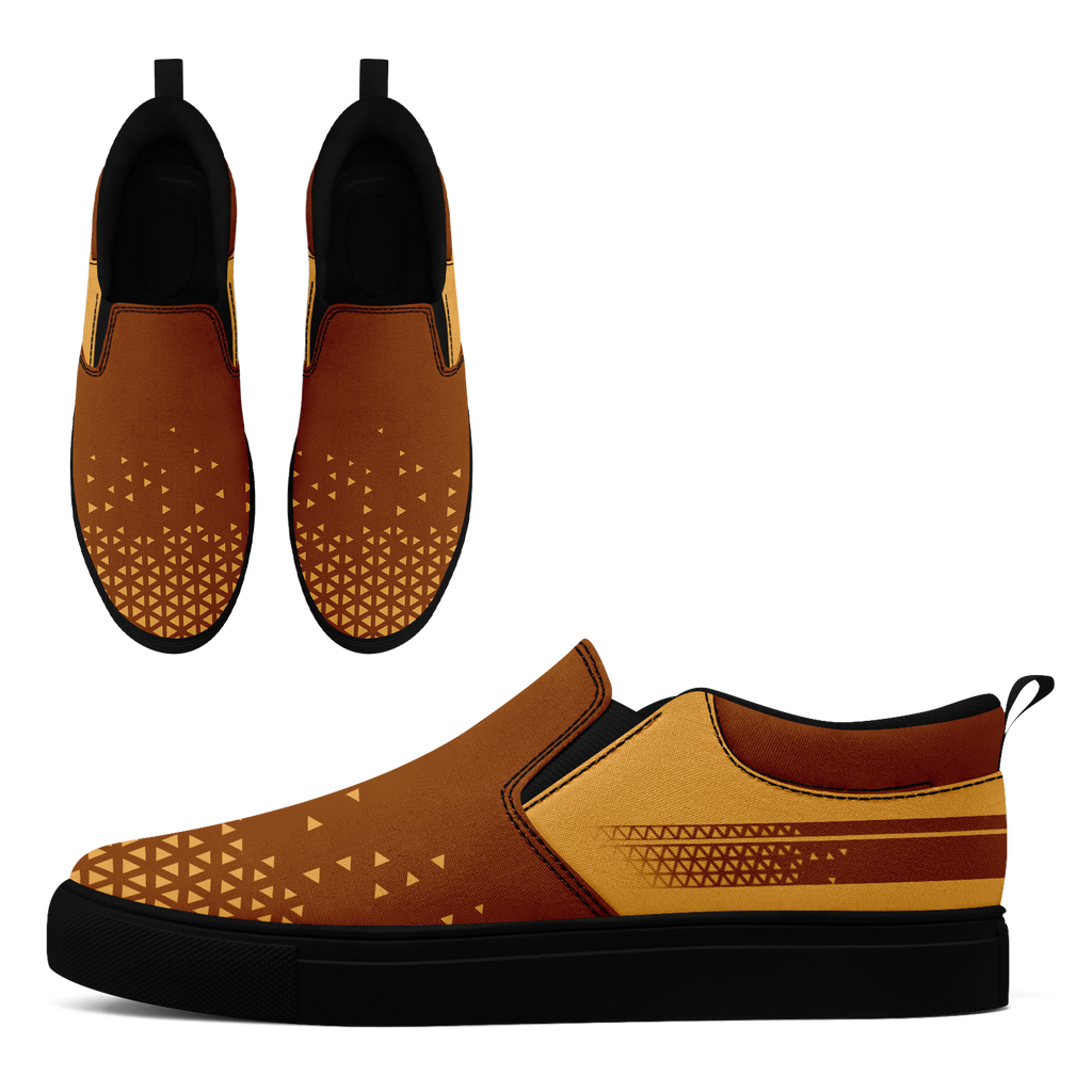 Custom Canvas Sneakers Personalized Slip On Shoes FN071-E023042-2