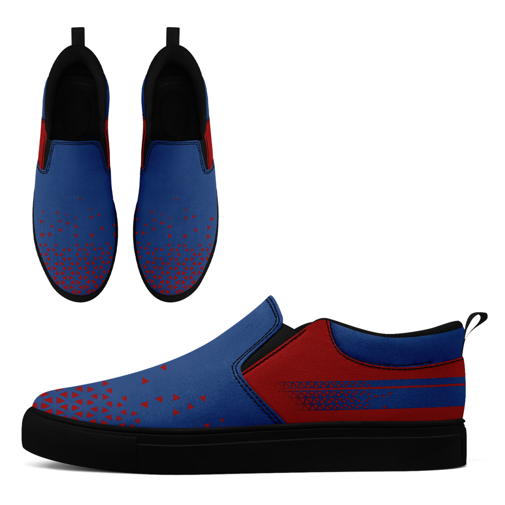 Custom Canvas Sneakers Personalized Slip On Shoes FN071-E023042-3