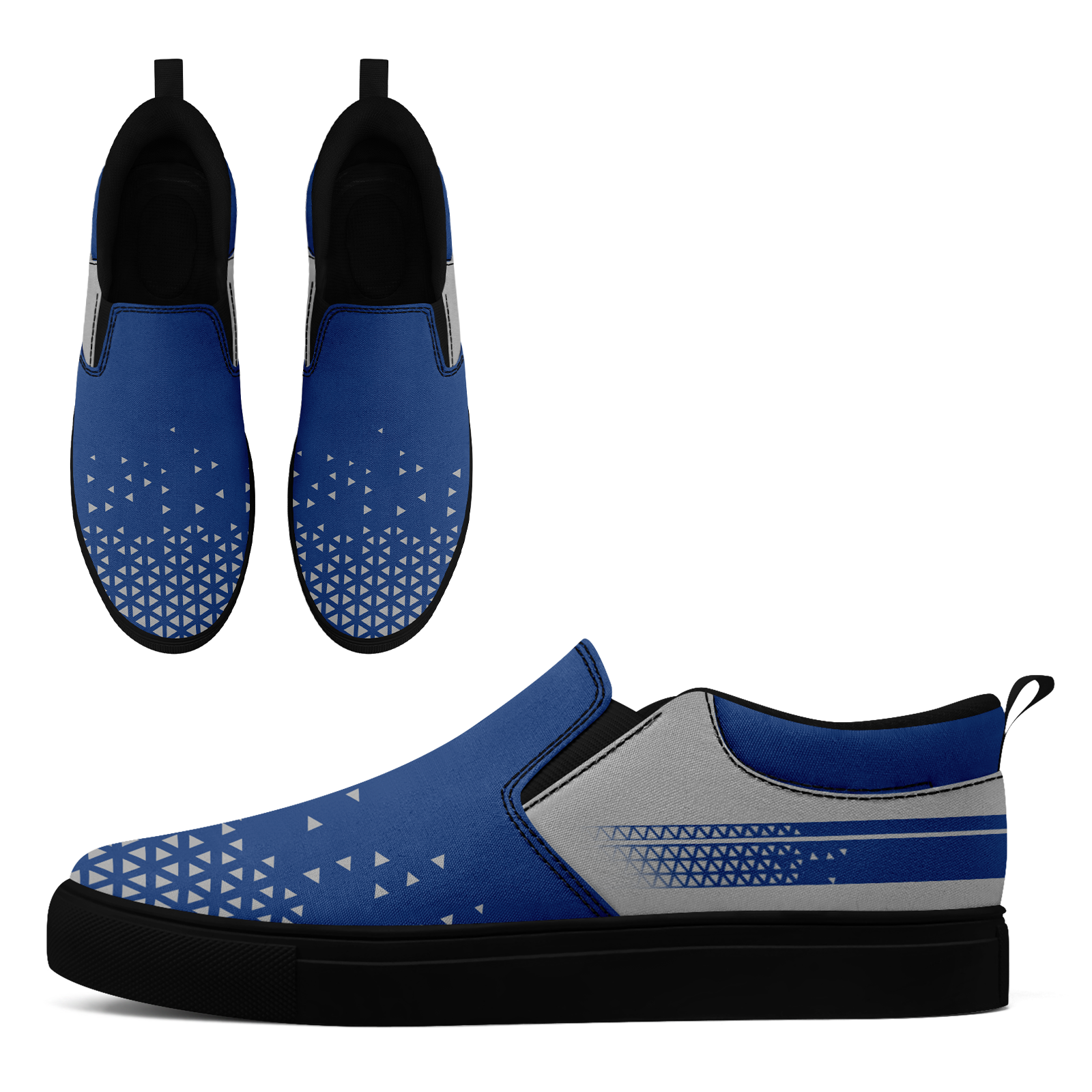 Custom Canvas Sneakers Personalized Slip On Shoes FN071-E023042-4