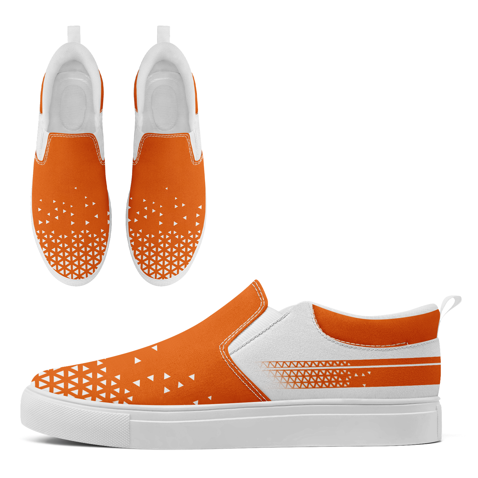 Custom Canvas Sneakers Personalized Slip On Shoes FN071-E023042-5