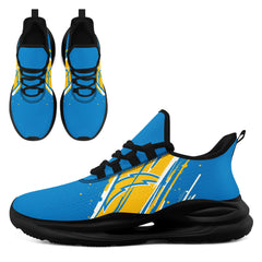 Custom Los Angeles Personalized Team NFL Fan Gear Sneakers – Unisex Gameday Athletic Shoes Custom Team Name Sports Runners FN079-E020219-22
