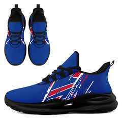 Custom New York Personalized Team Fan Gear Sneakers – Unisex Gameday Athletic Shoes Custom Team Name Sports Runners FN079-E020219-4