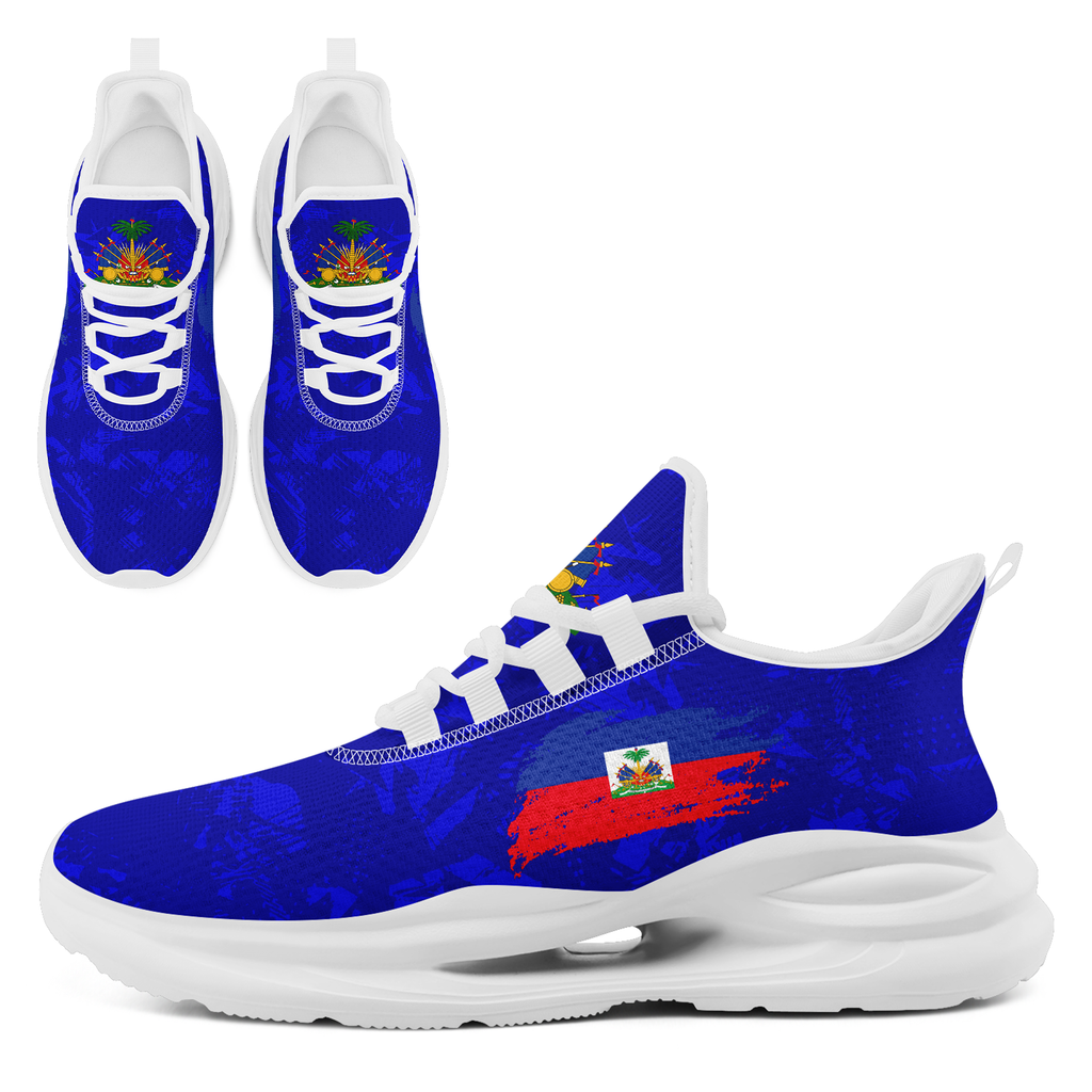 Custom Haiti 2026 World Cup High Quality Soccer Stadium Version Jersey Sneakers Sports Shoes and Hat Combo Offer Personalized Team Name and Logo ZH-F00667-4