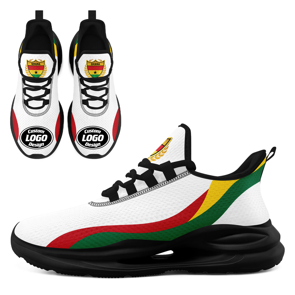 Custom Ghana 2026 World Cup High Quality Soccer Stadium Version Jersey Sneakers Sports Shoes and Hat Combo Offer Personalized Team Name and Logo ZH-F006104-2