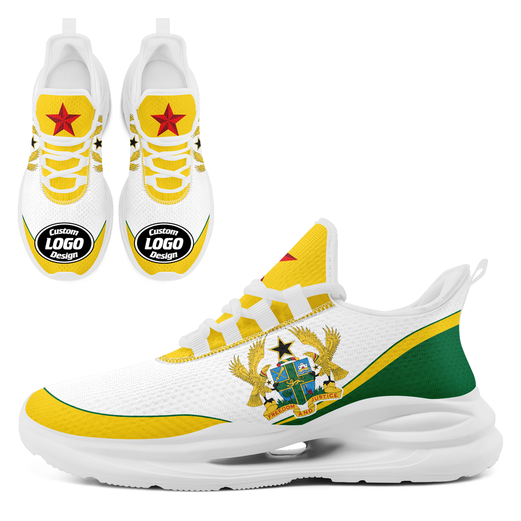 Custom Ghana 2026 World Cup High Quality Soccer Stadium Version Jersey Sneakers Sports Shoes and Hat Combo Offer Personalized Team Name and Logo ZH-F006104-3