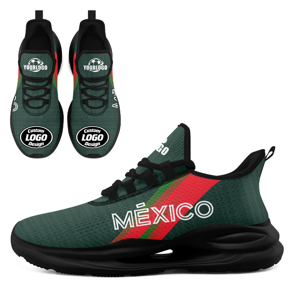 Custom Mexico 2026 World Cup High Quality Soccer Stadium Version Jersey Sneakers Sports Shoes and Hat Combo Offer Personalized Team Name and Logo ZH-F007043-001