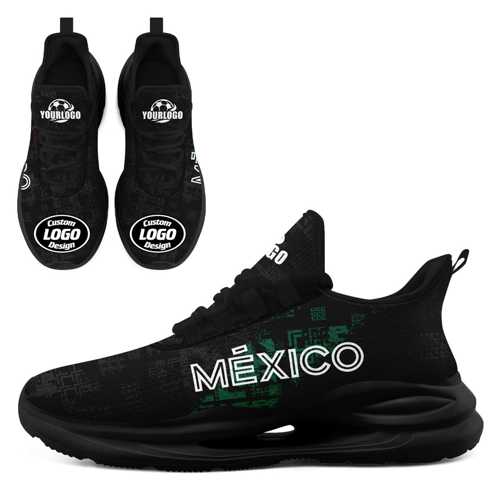 Custom Mexico 2026 World Cup High Quality Soccer Stadium Version Jersey Sneakers Sports Shoes and Hat Combo Offer Personalized Team Name and Logo ZH-F007043-002