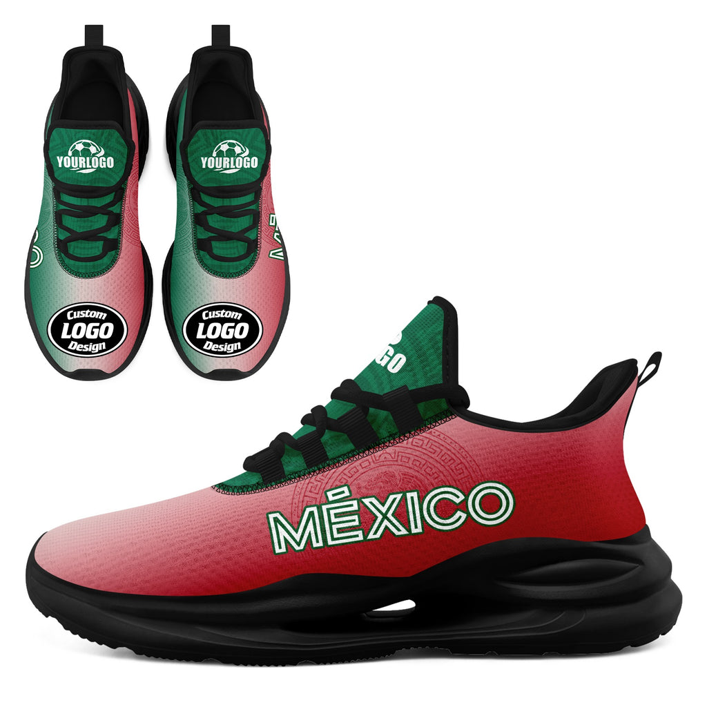 Custom Mexico 2026 World Cup High Quality Soccer Stadium Version Jersey Sneakers Sports Shoes and Hat Combo Offer Personalized Team Name and Logo ZH-F007043-007