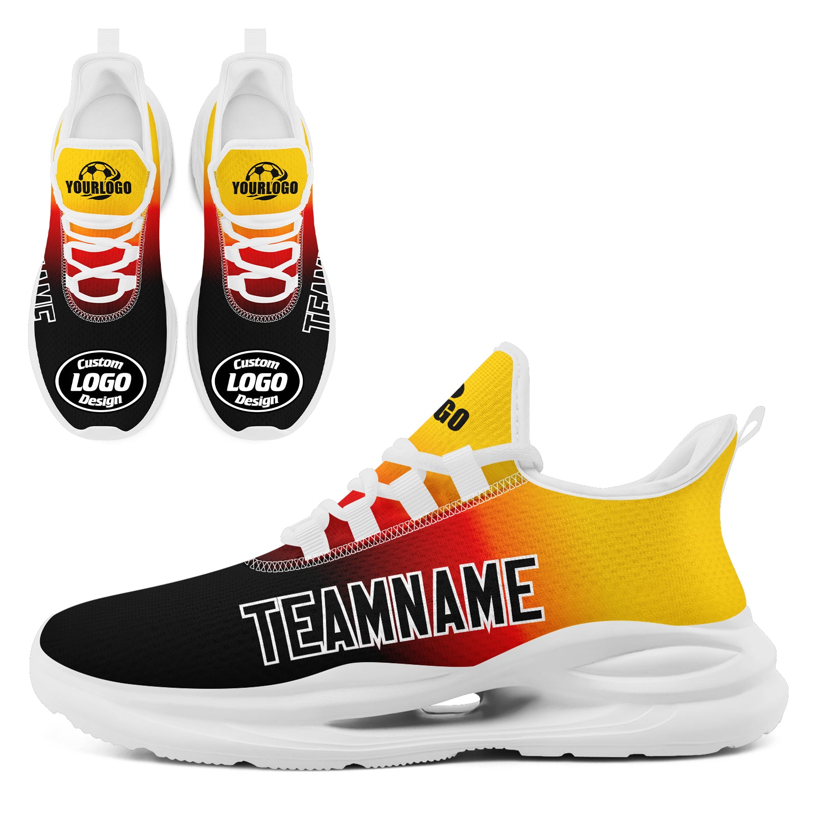Custom Germany 2026 World Cup High Quality Soccer Stadium Version Jersey Sneakers Sports Shoes and Hat Combo Offer Personalized Team Name and Logo ZH-F007046-004