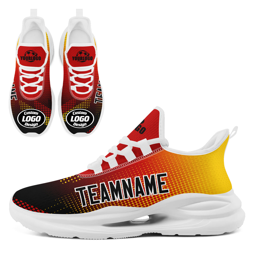 Custom Germany 2026 World Cup High Quality Soccer Stadium Version Jersey Sneakers Sports Shoes and Hat Combo Offer Personalized Team Name and Logo ZH-F007046-008