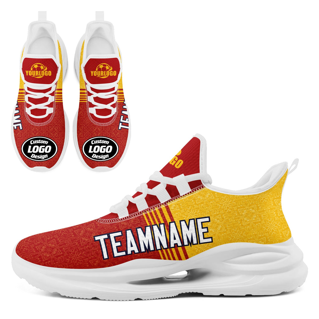 Custom Spain 2026 World Cup High Quality Soccer Stadium Version Jersey Sneakers Sports Shoes and Hat Combo Offer Personalized Team Name and Logo ZH-F007049-005