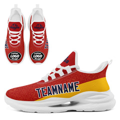 Custom Spain 2026 World Cup High Quality Soccer Stadium Version Jersey Sneakers Sports Shoes and Hat Combo Offer Personalized Team Name and Logo ZH-F007049-006