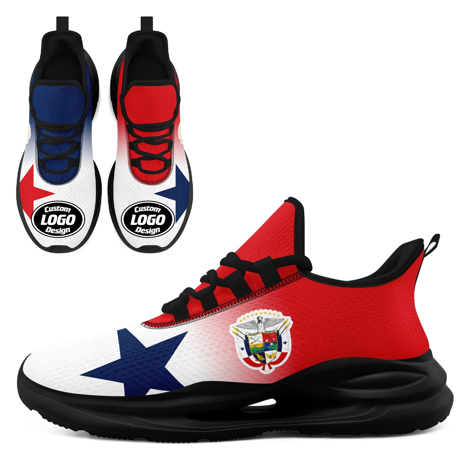 Custom Panama 2026 World Cup High Quality Soccer Stadium Version Jersey Sneakers Sports Shoes and Hat Combo Offer Personalized Team Name and Logo ZH-F007058-003