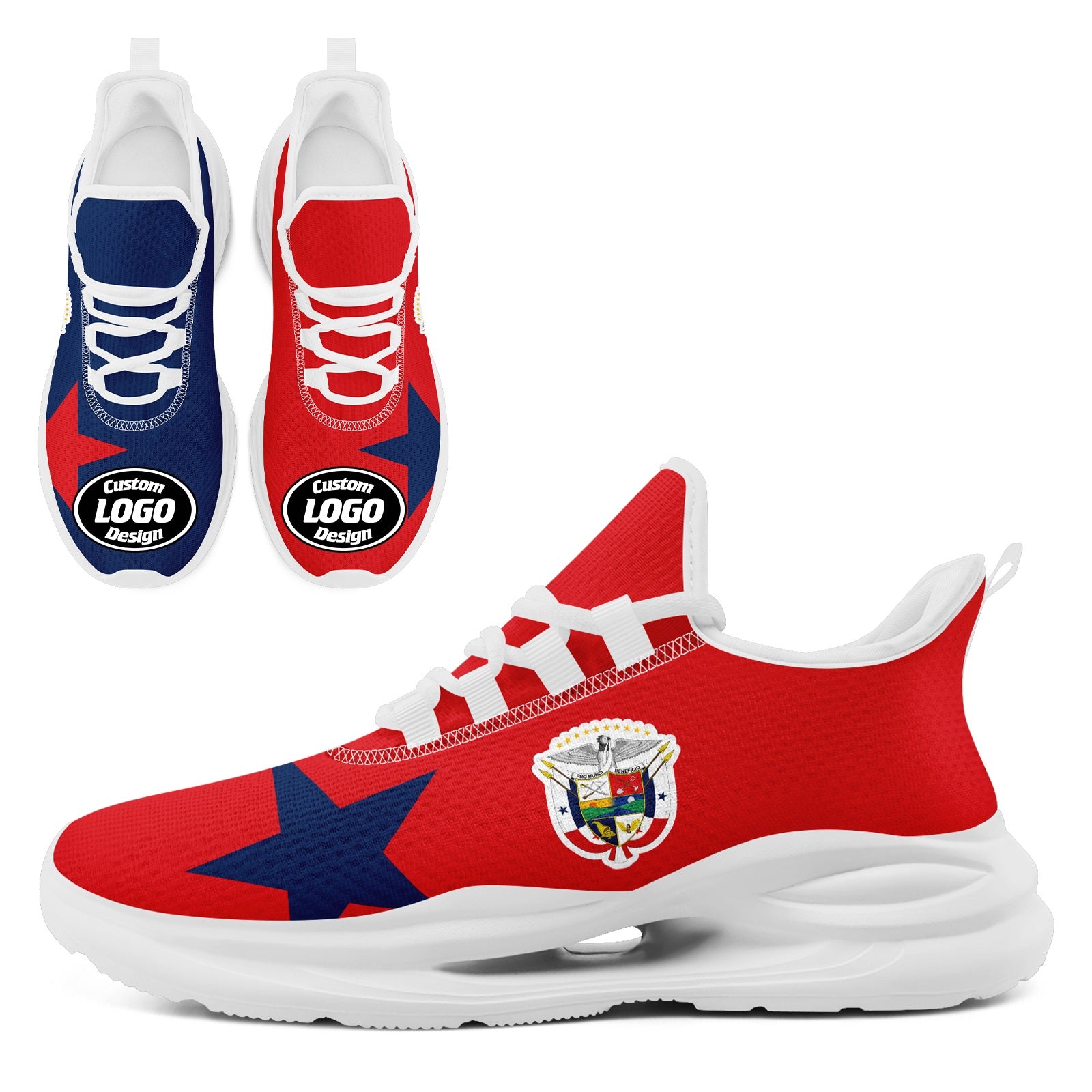 Custom Panama 2026 World Cup High Quality Soccer Stadium Version Jersey Sneakers Sports Shoes and Hat Combo Offer Personalized Team Name and Logo ZH-F007058-006