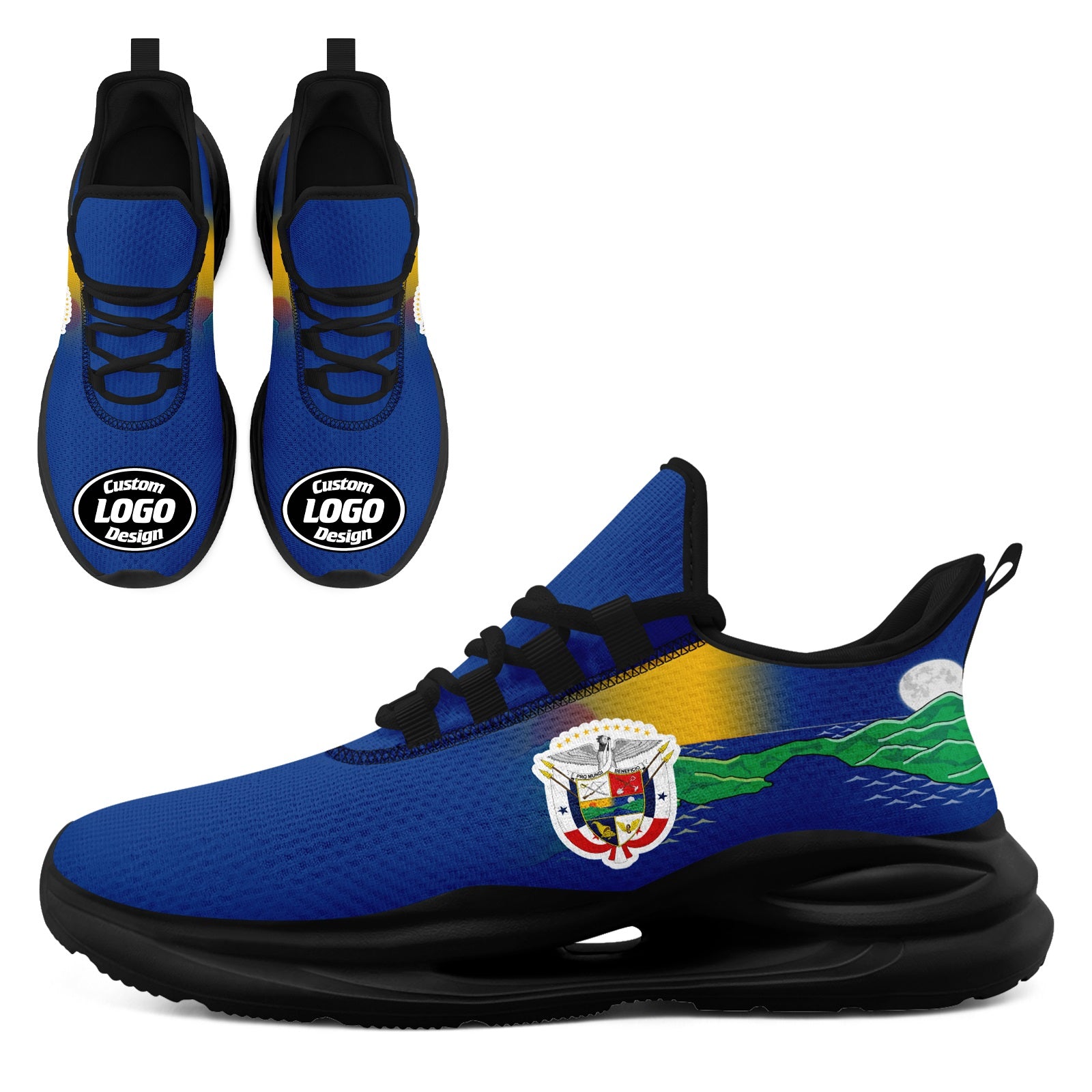 Custom Panama 2026 World Cup High Quality Soccer Stadium Version Jersey Sneakers Sports Shoes and Hat Combo Offer Personalized Team Name and Logo ZH-F007058-007