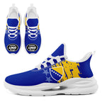 Custom Bosnia and Herzegovina 2026 World Cup High Quality Soccer Stadium Version Jersey Sneakers Sports Shoes and Hat Combo Offer Personalized Team Name and Logo ZH-F007062-003