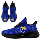 Custom Bosnia and Herzegovina 2026 World Cup High Quality Soccer Stadium Version Jersey Sneakers Sports Shoes and Hat Combo Offer Personalized Team Name and Logo ZH-F007062-007