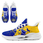Custom Bosnia and Herzegovina 2026 World Cup High Quality Soccer Stadium Version Jersey Sneakers Sports Shoes and Hat Combo Offer Personalized Team Name and Logo ZH-F007062-008