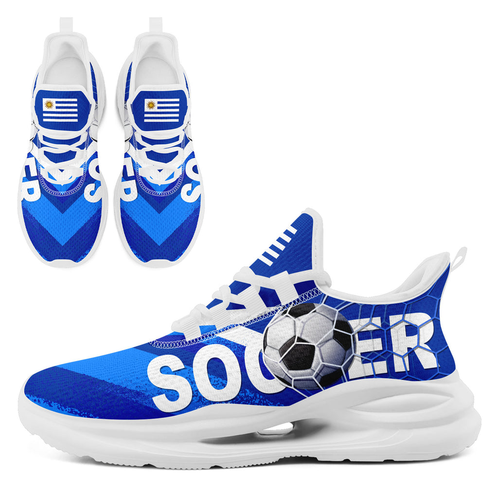 Custom Uruguay 2026 World Cup High Quality Soccer Stadium Version Jersey Sneakers Sports Shoes and Hat Combo Offer Personalized Team Name and Logo ZH-F025155-5