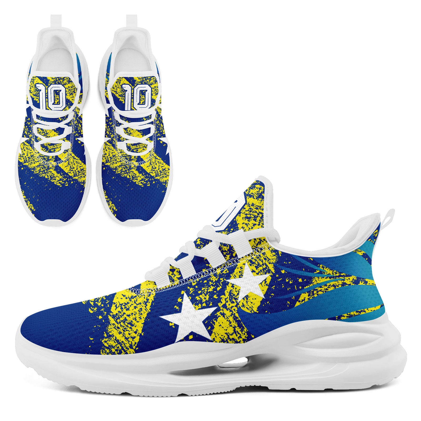 Custom Curaçao 2026 World Cup High Quality Soccer Stadium Version Jersey Sneakers Sports Shoes and Hat Combo Offer Personalized Team Name and Logo ZH-F025154-4