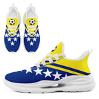 Custom Curaçao 2026 World Cup High Quality Soccer Stadium Version Jersey Sneakers Sports Shoes and Hat Combo Offer Personalized Team Name and Logo ZH-F025154-5