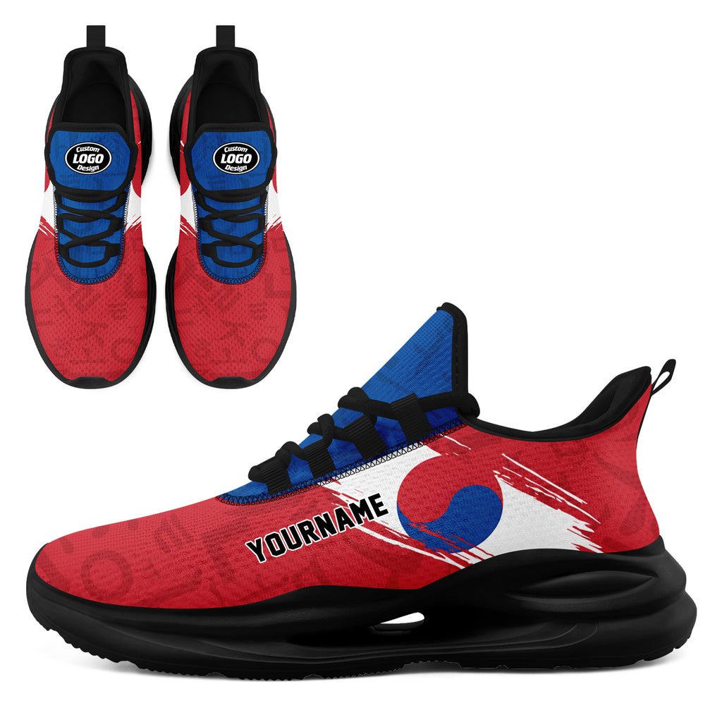 Custom 2026 World Cup South Korea High Quality Soccer Stadium Version Jersey Sneakers Sports Shoes and Hat Combo Offer Personalized Team Name and Logo ZH-F009133-4