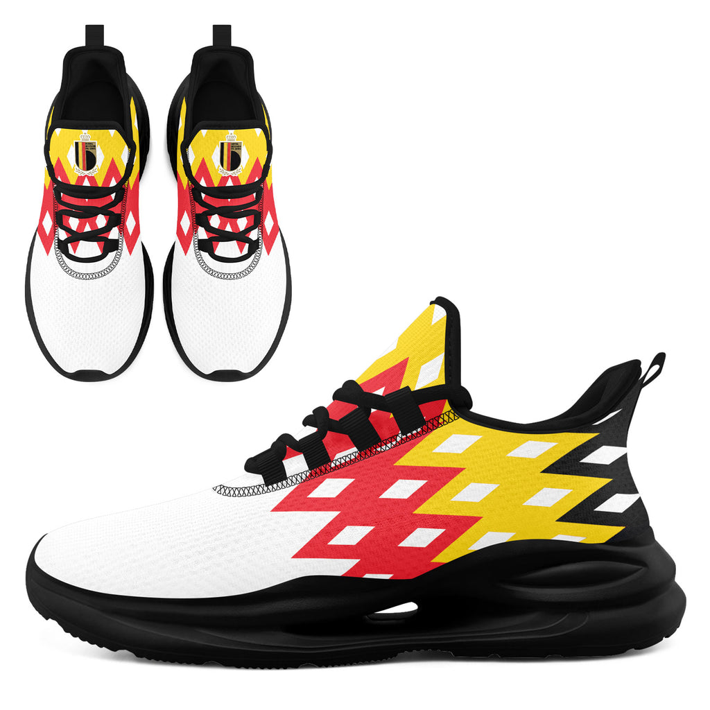 Custom Belgium 2026 World Cup High Quality Soccer Stadium Version Jersey Sneakers Sports Shoes and Hat Combo Offer Personalized Team Name and Logo ZH-F025134-4