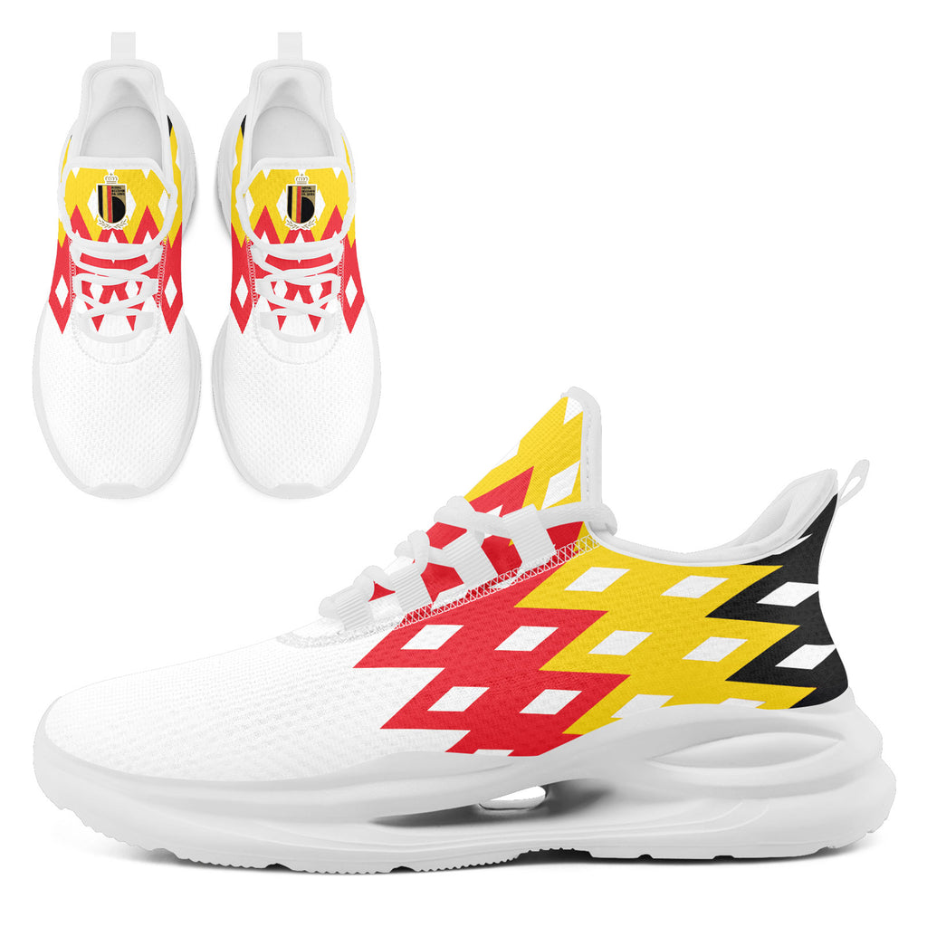 Custom Belgium 2026 World Cup High Quality Soccer Stadium Version Jersey Sneakers Sports Shoes and Hat Combo Offer Personalized Team Name and Logo ZH-F025134-4