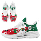 Custom 2026 World Cup Mexico High Quality Soccer Stadium Version Jersey Sneakers Sports Shoes and Hat Combo Offer Personalized Team Name and Logo ZH-F023092-1