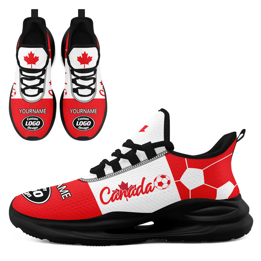 Custom 2026 World Cup Canada High Quality Soccer Stadium Version Jersey Sneakers Sports Shoes and Hat Combo Offer Personalized Team Name and Logo ZH-F023096-2