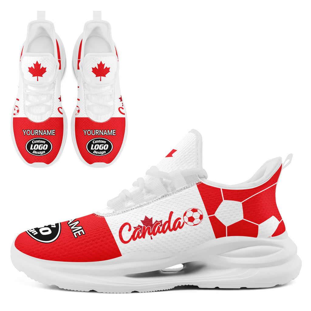 Custom 2026 World Cup Canada High Quality Soccer Stadium Version Jersey Sneakers Sports Shoes and Hat Combo Offer Personalized Team Name and Logo ZH-F023096-2