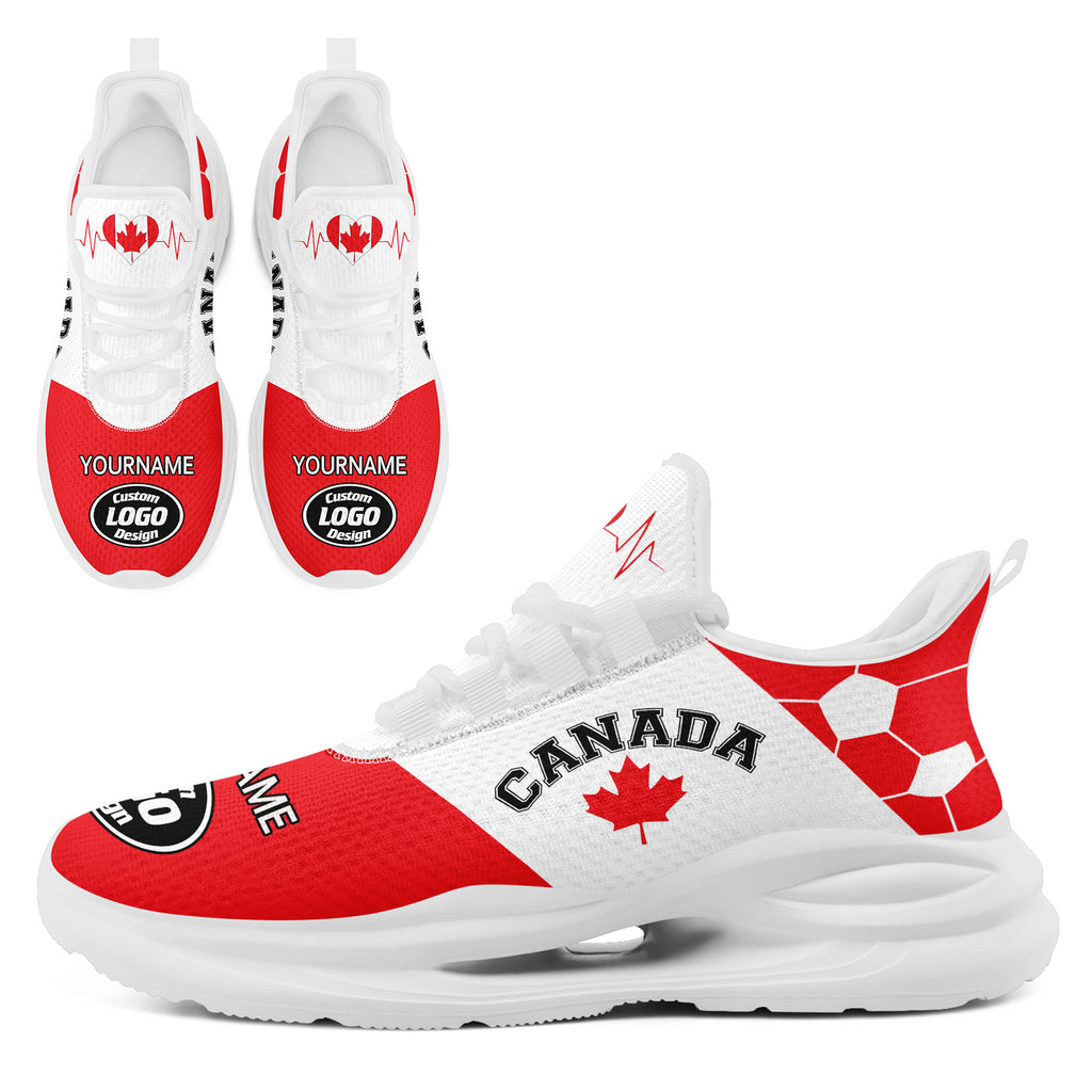 Custom 2026 World Cup Canada High Quality Soccer Stadium Version Jersey Sneakers Sports Shoes and Hat Combo Offer Personalized Team Name and Logo ZH-F023096-3