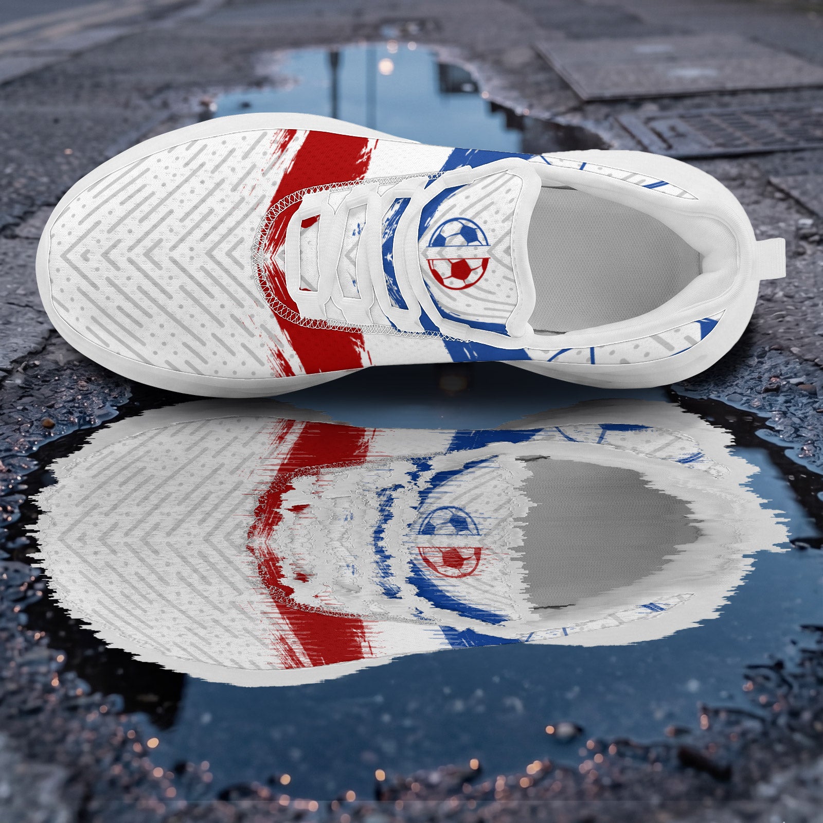Custom 2026 World Cup France Sneakers DIY Country Flag Running Shoes Lightweight Sport Shoes Gift for Football Fans Personalized Team Name and Logo FN079-F023104-10