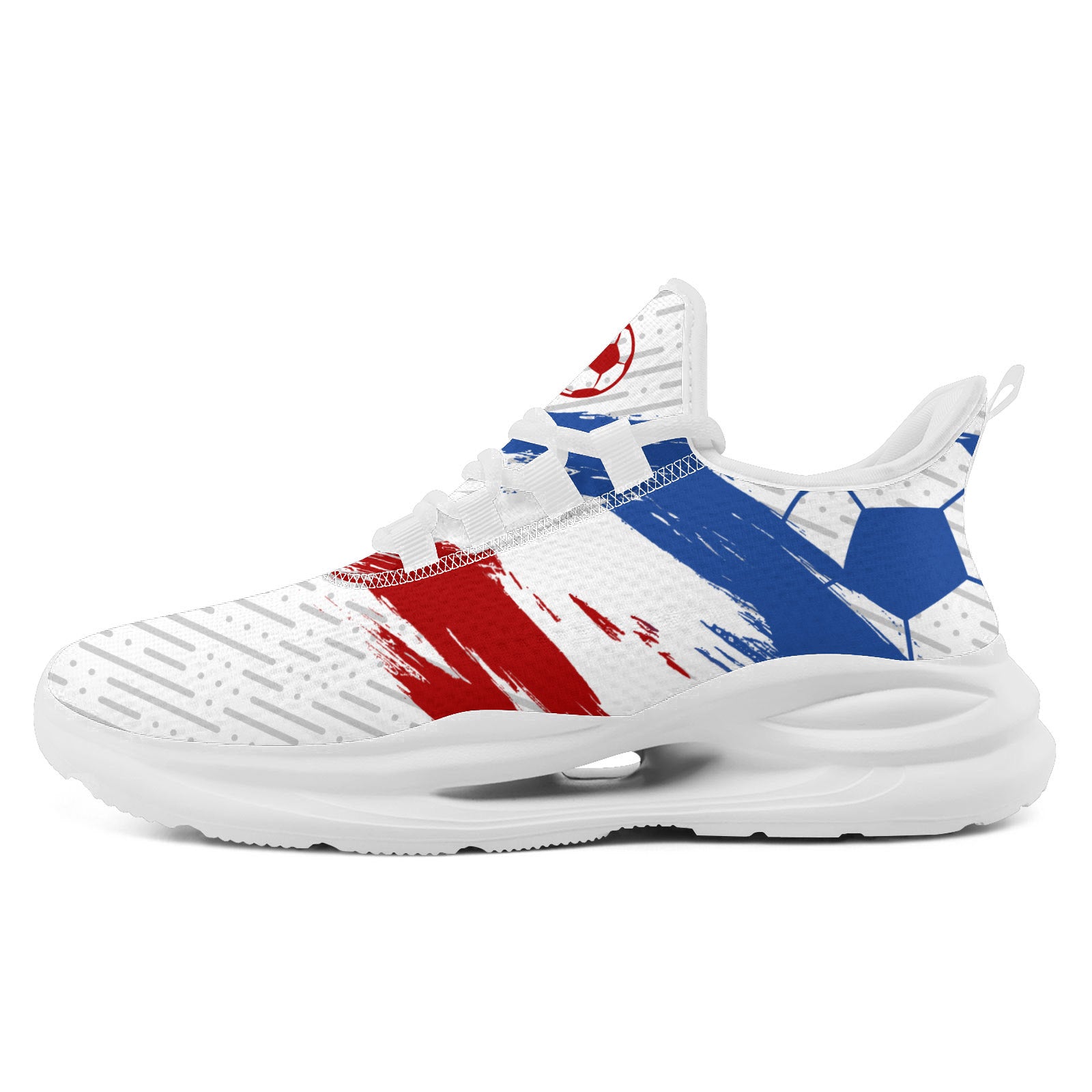 Custom 2026 World Cup France Sneakers DIY Country Flag Running Shoes Lightweight Sport Shoes Gift for Football Fans Personalized Team Name and Logo FN079-F023104-10