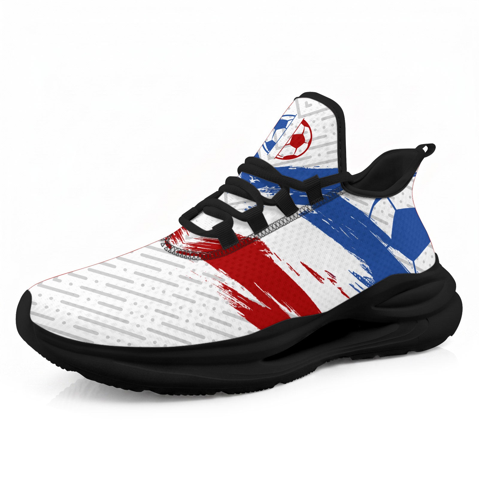 Custom 2026 World Cup France Sneakers DIY Country Flag Running Shoes Lightweight Sport Shoes Gift for Football Fans Personalized Team Name and Logo FN079-F023104-10