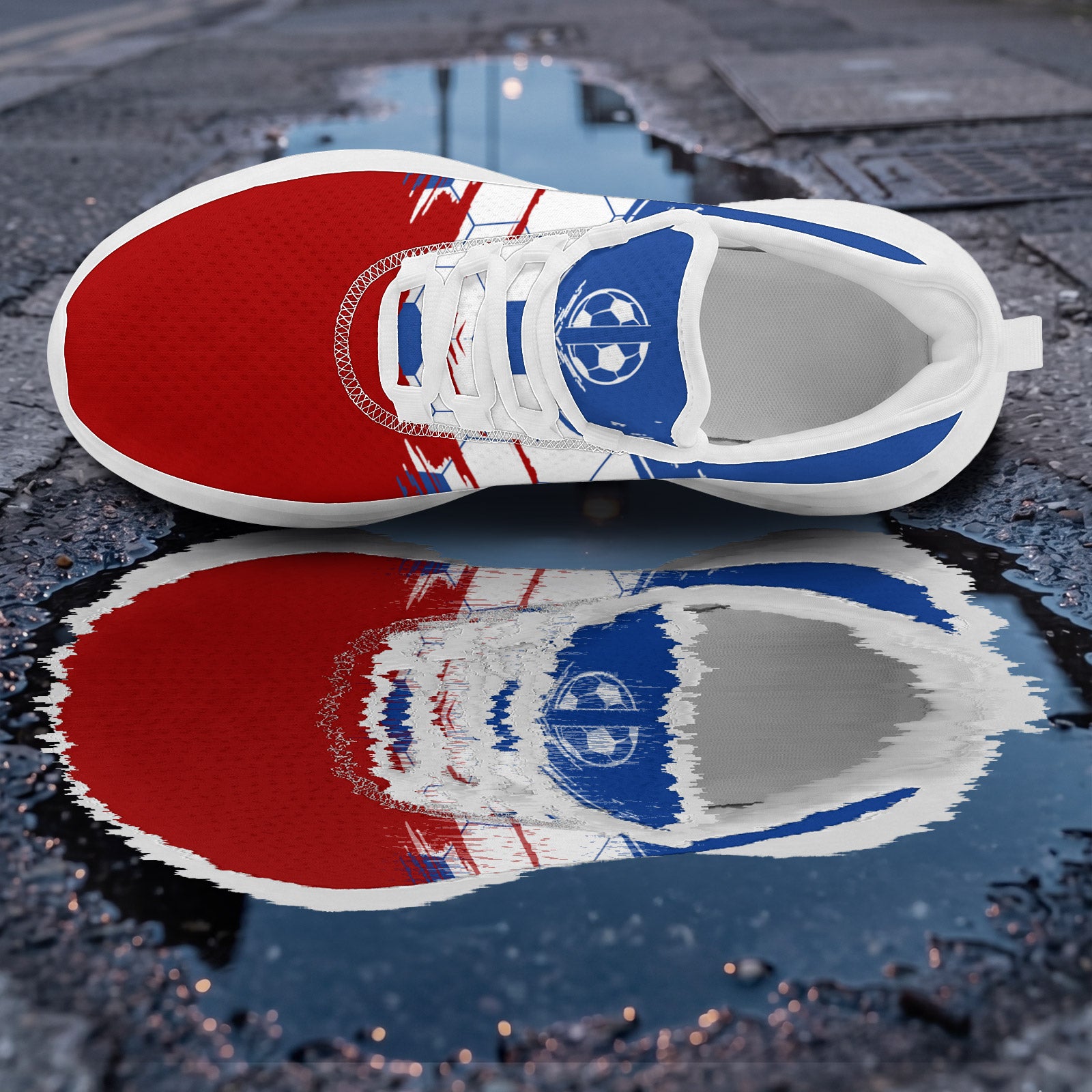 Custom 2026 World Cup France Sneakers DIY Country Flag Running Shoes Lightweight Sport Shoes Gift for Football Fans Personalized Team Name and Logo FN079-F023104-11