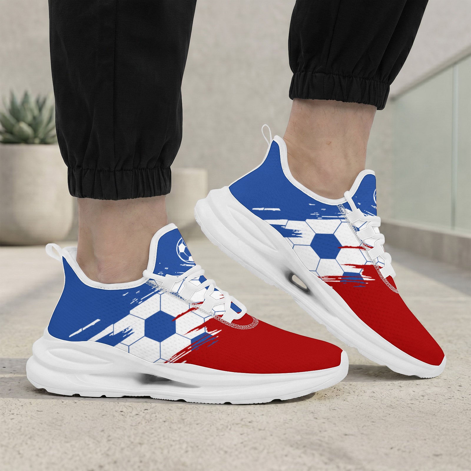 Custom 2026 World Cup France Sneakers DIY Country Flag Running Shoes Lightweight Sport Shoes Gift for Football Fans Personalized Team Name and Logo FN079-F023104-11