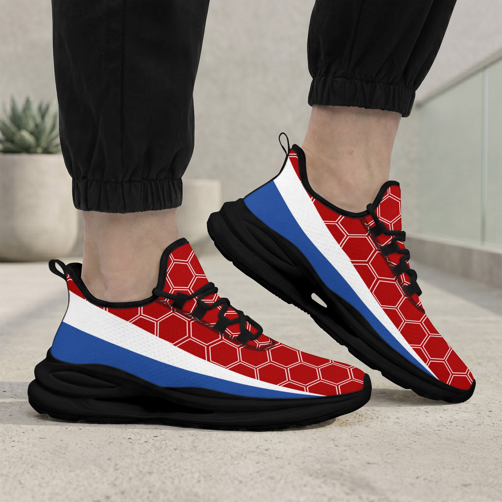 Custom 2026 World Cup France Sneakers DIY Country Flag Running Shoes Lightweight Sport Shoes Gift for Football Fans Personalized Team Name and Logo FN079-F023104-12
