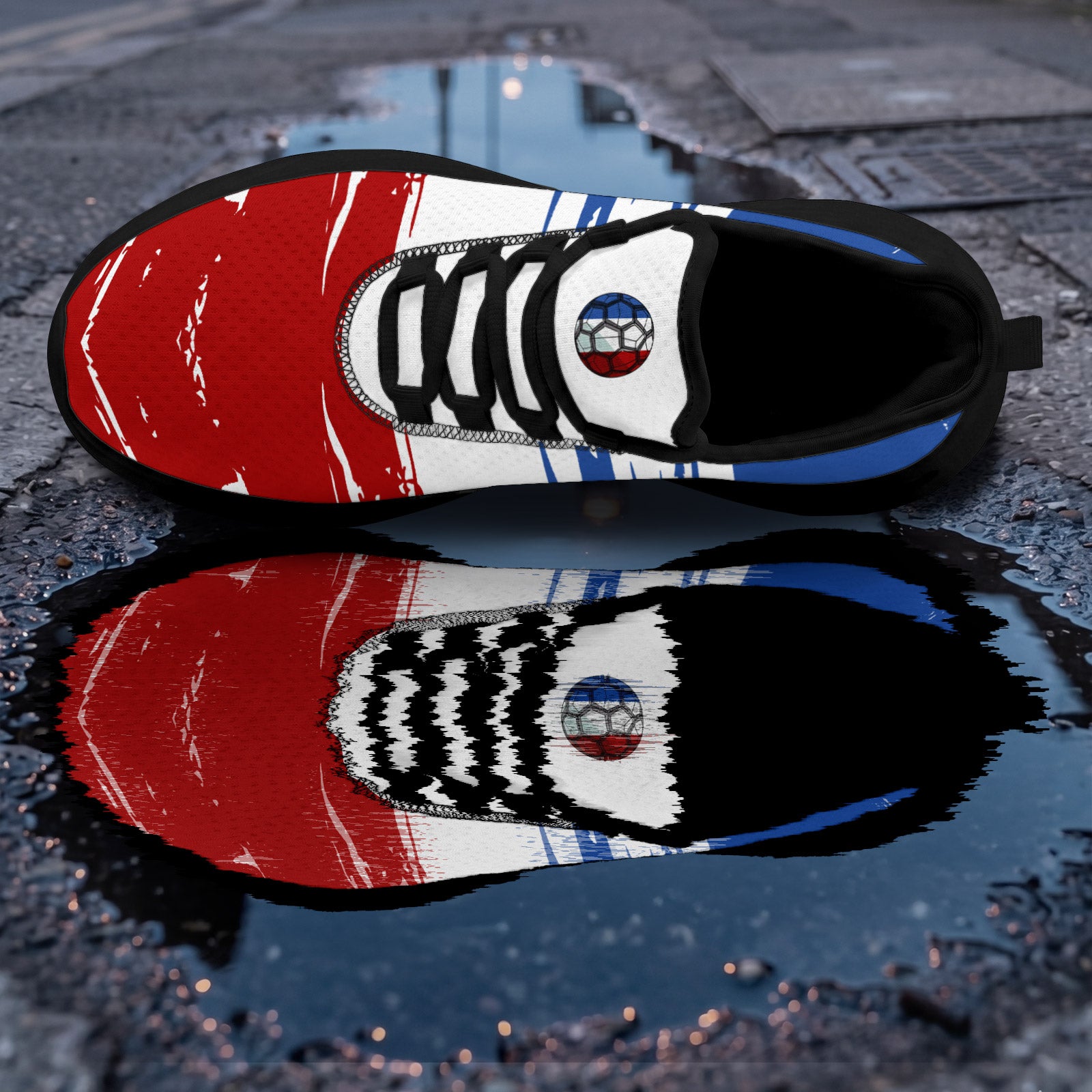 Custom 2026 World Cup France Sneakers DIY Country Flag Running Shoes Lightweight Sport Shoes Gift for Football Fans Personalized Team Name and Logo FN079-F023104-13