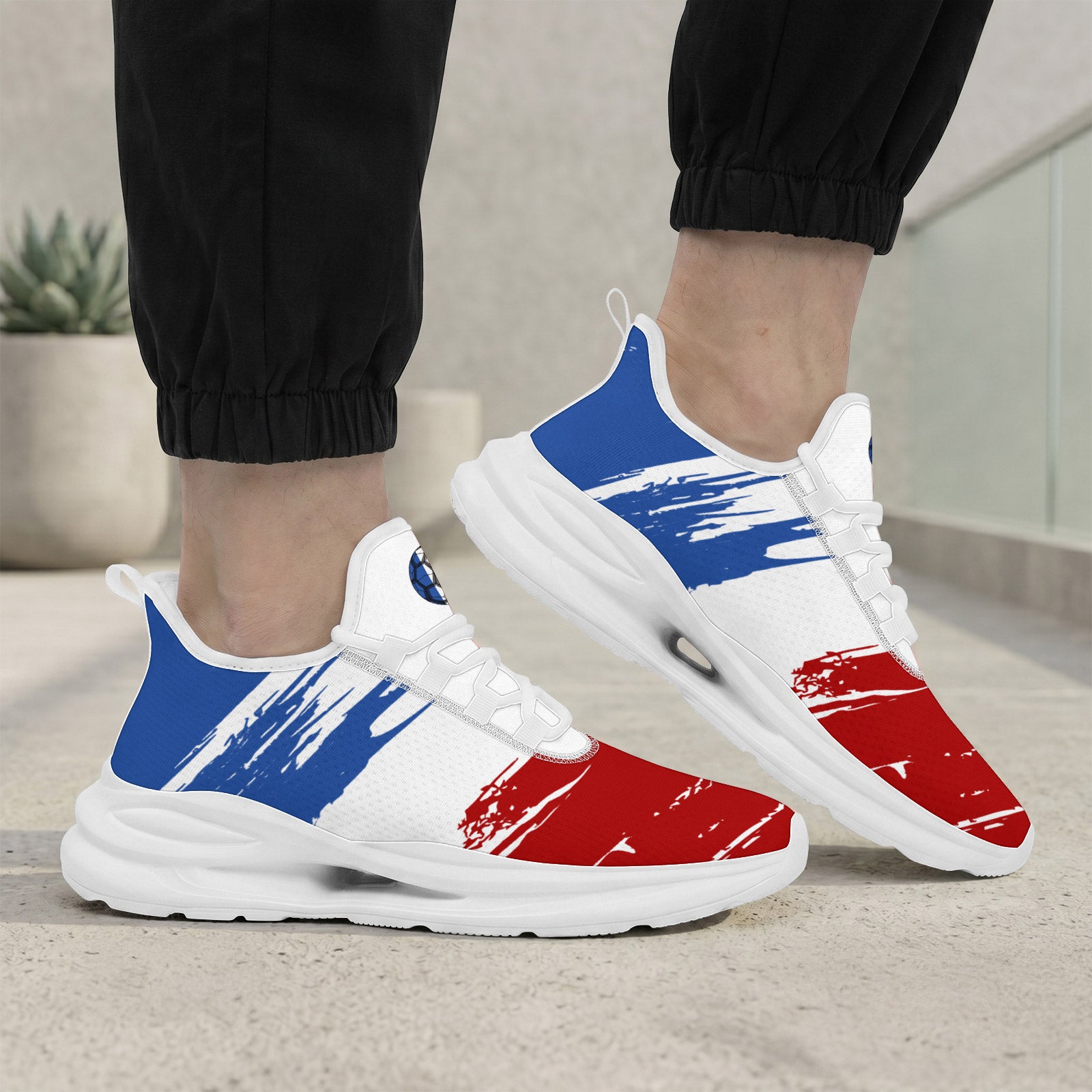 Custom 2026 World Cup France Sneakers DIY Country Flag Running Shoes Lightweight Sport Shoes Gift for Football Fans Personalized Team Name and Logo FN079-F023104-13