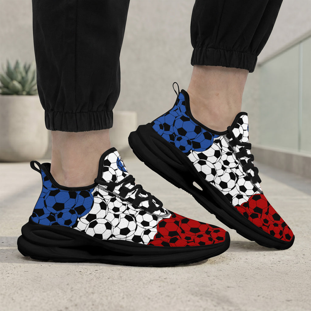 Custom 2026 World Cup France Sneakers DIY Country Flag Running Shoes Lightweight Sport Shoes Gift for Football Fans Personalized Team Name and Logo FN079-F023104-14